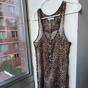 Cheetah Print Blouse